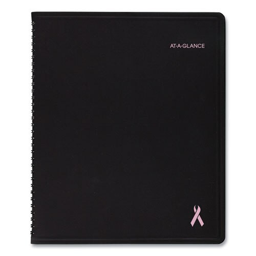 Quicknotes Weekly/monthly Appointment Book, 8 X 10, Black/pink, 2021 Quicknotes Weekly/monthly Appointment Book, 8 X 10, Black/pink, 2021