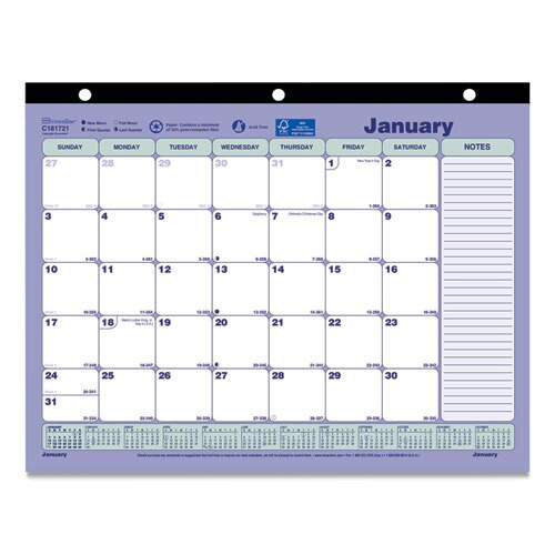 Monthly Desk Pad Calendar, 11 X 8.5, 2021 Monthly Desk Pad Calendar, 11 X 8.5, 2021