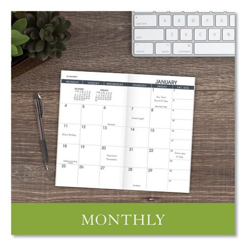 Pocket Size Monthly Planner Refill, 6 X 3.5, White, 2021-2022 Pocket Size Monthly Planner Refill, 6 X 3.5, White, 2021-2022