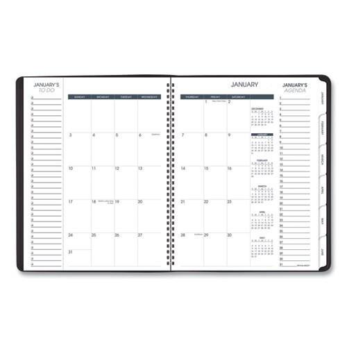 Triple View Weekly/monthly Appointment Book, 11 X 8.25, Black, 2021 Triple View Weekly/monthly Appointment Book, 11 X 8.25, Black, 2021