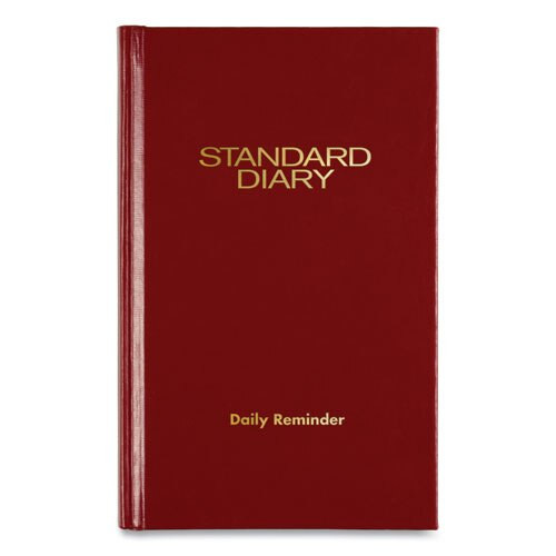Standard Diary Recycled Daily Reminder, Red, 6.63 X 4.13, 2021 Standard Diary Recycled Daily Reminder, Red, 6.63 X 4.13, 2021