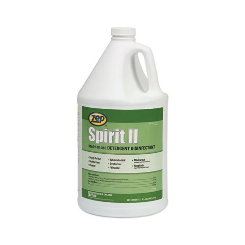 Spirit Ii Ready-to-use Detergent Disinfectant, Citrus Scent, 1 Gal Bottle, 4/carton Spirit Ii Ready-to-use Detergent Disinfectant, Citrus Scent, 1 Gal Bottle, 4/carton