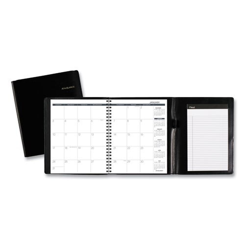 Plus Monthly Planner, 8.75 X 7, Black, 2021 Plus Monthly Planner, 8.75 X 7, Black, 2021