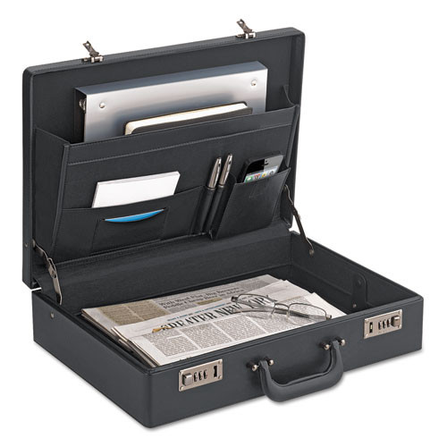 Classic Attaché, 12 1/2" X 4" X 17 1/2", Black Classic Attaché, 12 1/2" X 4" X 17 1/2", Black