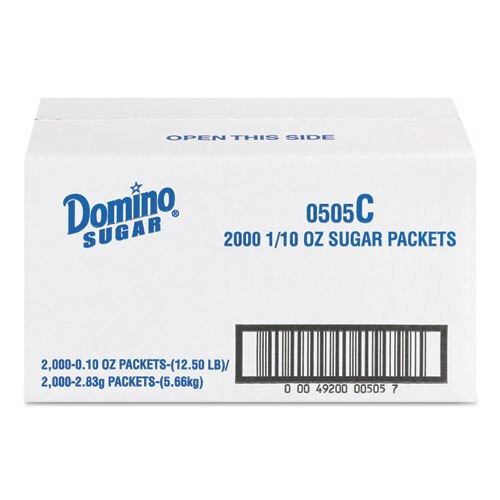 Sugar Portion Packets, 0.1 Oz Packets, 2000/carton Sugar Portion Packets, 0.1 Oz Packets, 2000/carton