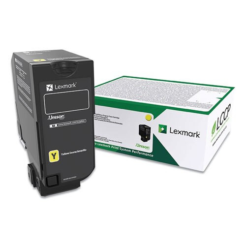 74c00yg Return Program Toner Cartridge, 3,000 Page-yield, Yellow 74c00yg Return Program Toner Cartridge, 3,000 Page-yield, Yellow