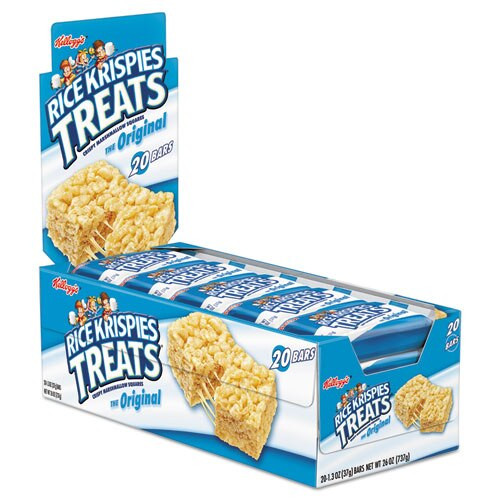 Rice Krispies Treats, Original Marshmallow, 0.78 Oz Pack, 60/carton