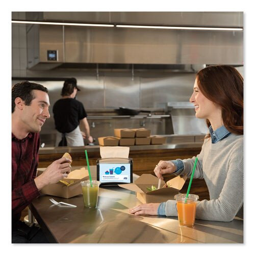 Xpressnap Tabletop Napkin Dispenser, 7.9w X 5.9d X 6.1h, Black Xpressnap Tabletop Napkin Dispenser, 7.9w X 5.9d X 6.1h, Black