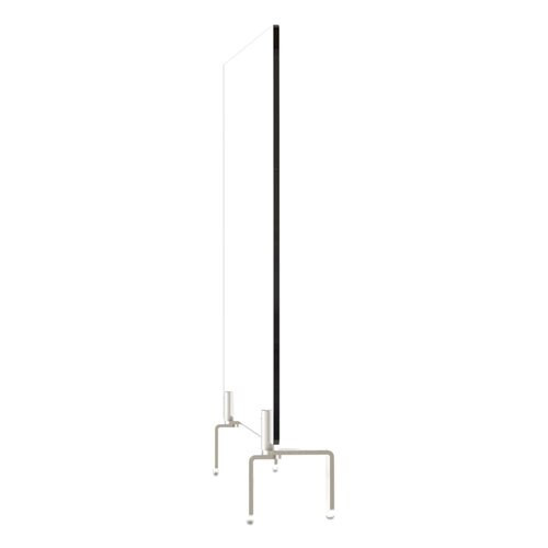 Clear Partition Extender With Attached Clamp, 42 X 3.88 X 30, Thermoplastic Sheeting Clear Partition Extender With Attached Clamp, 42 X 3.88 X 30, Thermoplastic Sheeting