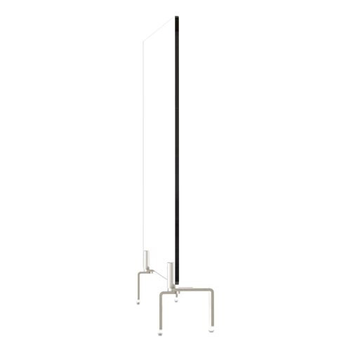 Clear Partition Extender With Attached Clamp, 42 X 3.88 X 24, Thermoplastic Sheeting Clear Partition Extender With Attached Clamp, 42 X 3.88 X 24, Thermoplastic Sheeting