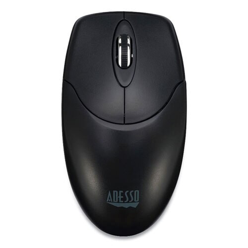 Imouse M60 Antimicrobial Wireless Mouse, 2.4 Ghz Frequency/30 Ft Wireless Range, Left/right Hand Use, Black