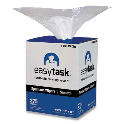 Easy Task A100 Wiper, Center-pull, 10 X 12, 275 Sheets/roll With Zipper Bag Easy Task A100 Wiper, Center-pull, 10 X 12, 275 Sheets/roll With Zipper Bag