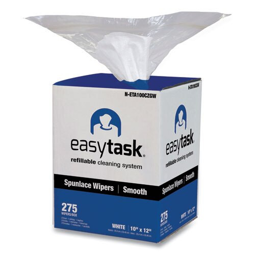 Easy Task A100 Wiper, Center-pull, 10 X 12, 275 Sheets/roll With Zipper Bag Easy Task A100 Wiper, Center-pull, 10 X 12, 275 Sheets/roll With Zipper Bag