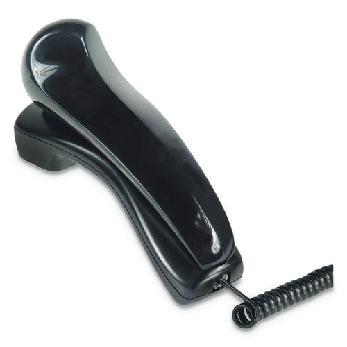 Standard Telephone Shoulder Rest, 2-5/8w X 7-1/2d X 2-1/4l, Black Standard Telephone Shoulder Rest, 2-5/8w X 7-1/2d X 2-1/4l, Black