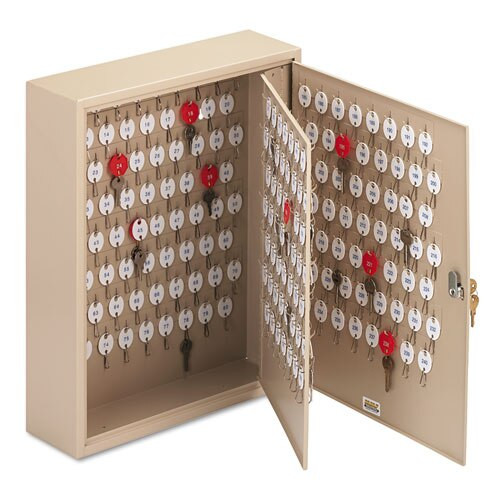 Locking Two-tag Cabinet, 240-key, Welded Steel, Sand, 16 1/2 X 4 7/8 X 20 1/8 Locking Two-tag Cabinet, 240-key, Welded Steel, Sand, 16 1/2 X 4 7/8 X 20 1/8