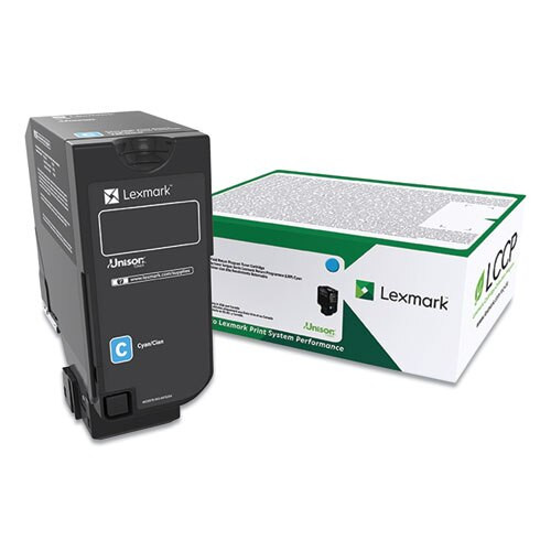 74c00cg Return Program Toner Cartridge, 3,000 Page-yield, Cyan 74c00cg Return Program Toner Cartridge, 3,000 Page-yield, Cyan