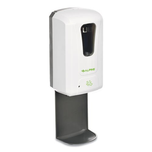 Automatic Hands-free Foam Hand Sanitizer/soap Dispenser With Drip Tray, 1,200 Ml, 6 X 4.4 X 18, White Automatic Hands-free Foam Hand Sanitizer/soap Dispenser With Drip Tray, 1,200 Ml, 6 X 4.4 X 18, White
