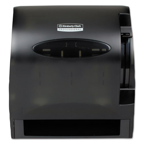 Lev-r-matic Roll Towel Dispenser, 13 3/10w X 9 4/5d X 13 1/2h, Smoke Lev-r-matic Roll Towel Dispenser, 13 3/10w X 9 4/5d X 13 1/2h, Smoke