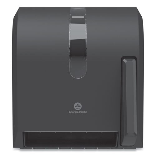Hygienic Push-paddle Roll Towel Dispenser, 13 X 10 X 14.4, Black Hygienic Push-paddle Roll Towel Dispenser, 13 X 10 X 14.4, Black