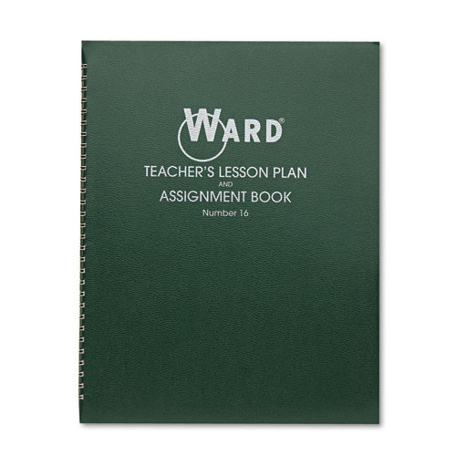 Lesson Plan Book, Wirebound, 6 Class Periods/day, 11 X 8-1/2, 100 Pages, Green Lesson Plan Book, Wirebound, 6 Class Periods/day, 11 X 8-1/2, 100 Pages, Green