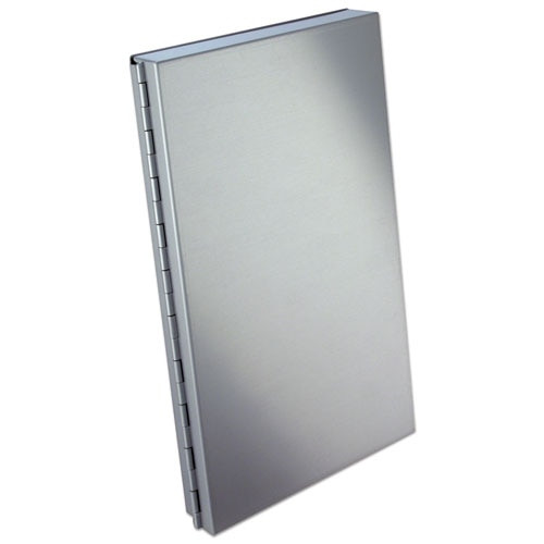 Snapak Aluminum Side-open Forms Folder, 3/8" Clip Cap, 5.66 X 9.5 Sheets, Silver Snapak Aluminum Side-open Forms Folder, 3/8" Clip Cap, 5.66 X 9.5 Sheets, Silver