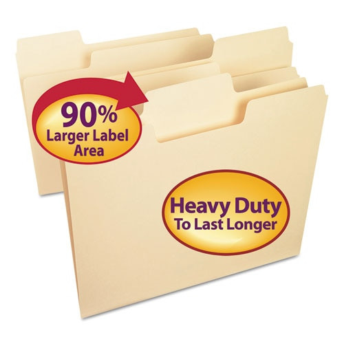 Supertab Top Tab File Folders, 1/3-cut Tabs, Letter Size, 14 Pt. Manila, 50/box Supertab Top Tab File Folders, 1/3-cut Tabs, Letter Size, 14 Pt. Manila, 50/box