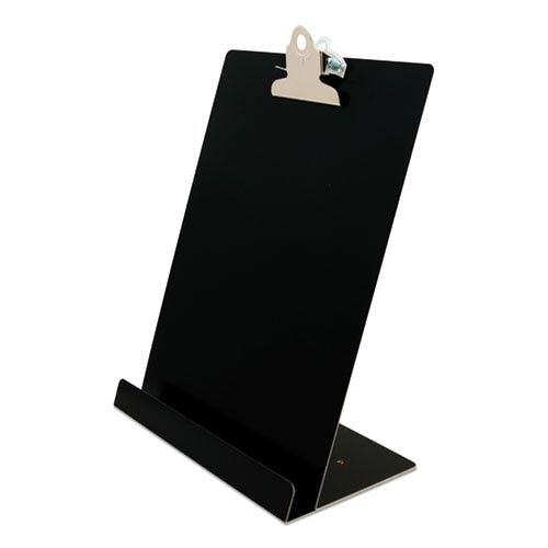 Free Standing Clipboard And Tablet Stand, 1" Clip Capacity, Holds 8.5 X 11, Black Free Standing Clipboard And Tablet Stand, 1" Clip Capacity, Holds 8.5 X 11, Black