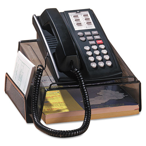 Mesh Telephone Desk Stand, 10 X 11 1/4 X 5 1/4, Black Mesh Telephone Desk Stand, 10 X 11 1/4 X 5 1/4, Black