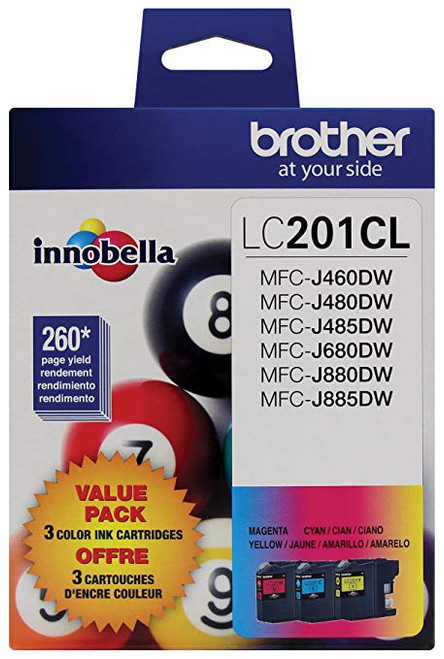 LC-201 | Original Brother Ink Cartridge – Tri-Color