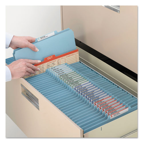 Eight-section Pressboard Top Tab Classification Folders With Safeshield Fasteners, 3 Dividers, Legal Size, Blue, 10/box Eight-section Pressboard Top Tab Classification Folders With Safeshield Fasteners, 3 Dividers, Legal Size, Blue, 10/box