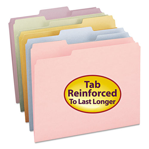 Colored File Folders, 1/3-cut Tabs, Letter Size, Pink, 100/box Colored File Folders, 1/3-cut Tabs, Letter Size, Pink, 100/box