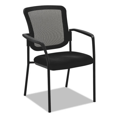 Mesh Guest Stacking Chair, Supports Up To 275 Lbs., Black Seat/black Back, Black Base Mesh Guest Stacking Chair, Supports Up To 275 Lbs., Black Seat/black Back, Black Base