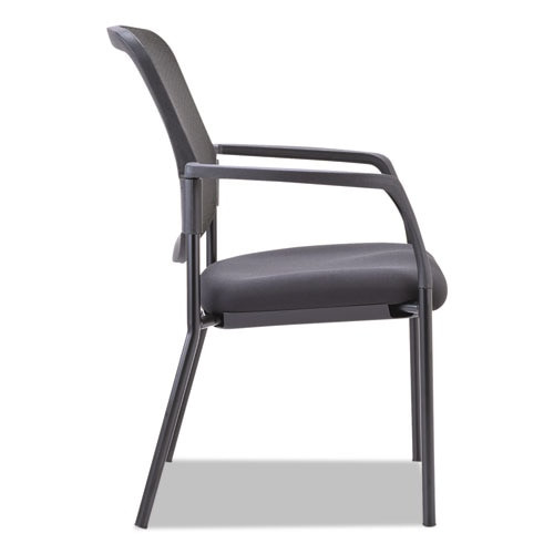 Mesh Guest Stacking Chair, Supports Up To 275 Lbs., Black Seat/black Back, Black Base Mesh Guest Stacking Chair, Supports Up To 275 Lbs., Black Seat/black Back, Black Base