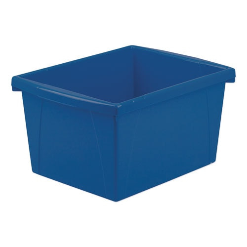 Storage Bins, 10 X 12 5/8 X 7 3/4, 4 Gallon, Assorted Color, Plastic Storage Bins, 10 X 12 5/8 X 7 3/4, 4 Gallon, Assorted Color, Plastic