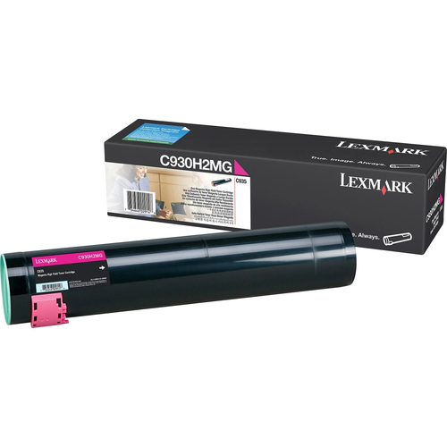 Original Lexmark C930H2MG High-Yield Laser Toner Cartridge  Magenta