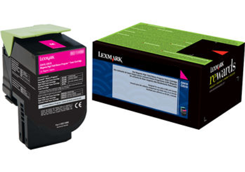 80C0XMG | Original Lexmark Extra High-Yield Toner Cartridge – Magenta 80C0XMG | Original Lexmark Extra High-Yield Toner Cartridge – Magenta