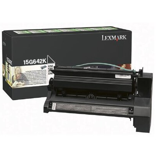 Original Lexmark 15G642K C752/62 Black Return Program High-Yield Toner Cartridge Taa Original Lexmark 15G642K C752/62 Black Return Program High-Yield Toner Cartridge Taa