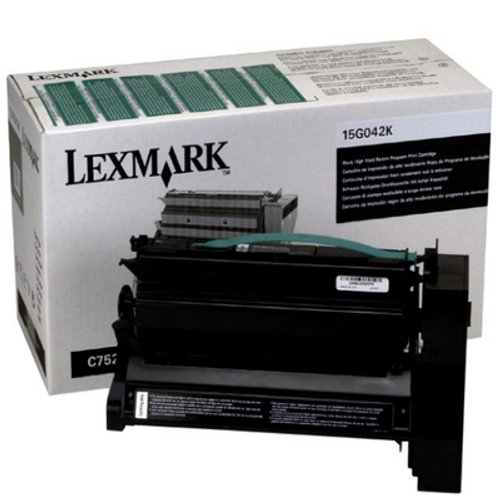 Original Lexmark 15G042K Return Program High-Yield Laser Toner Cartridge Black Original Lexmark 15G042K Return Program High-Yield Laser Toner Cartridge Black