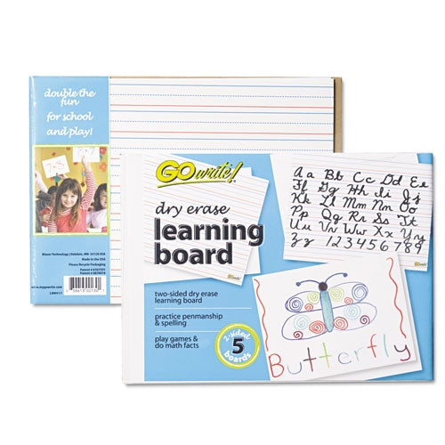 Dry Erase Learning Boards, 8 1/4 X 11, 5 Boards/pk Dry Erase Learning Boards, 8 1/4 X 11, 5 Boards/pk