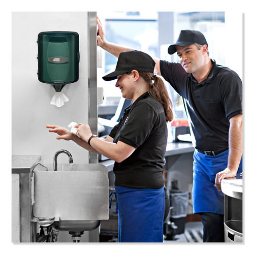 Centerfeed Hand Towel Dispenser, 10.125 X 10 X 12.75, Smoke Centerfeed Hand Towel Dispenser, 10.125 X 10 X 12.75, Smoke