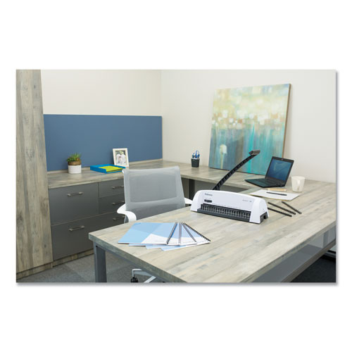Starlet2+ Manual Comb Binding Machine, 120 Sheets, 19 1/2 X 8 X 5 1/2, White Starlet2+ Manual Comb Binding Machine, 120 Sheets, 19 1/2 X 8 X 5 1/2, White