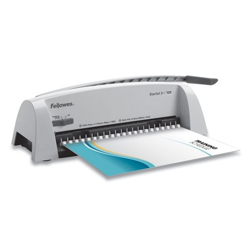 Starlet2+ Manual Comb Binding Machine, 120 Sheets, 19 1/2 X 8 X 5 1/2, White Starlet2+ Manual Comb Binding Machine, 120 Sheets, 19 1/2 X 8 X 5 1/2, White