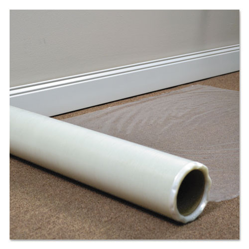 Roll Guard Temporary Floor Protection Film For Carpet, 36 X 2,400, Clear