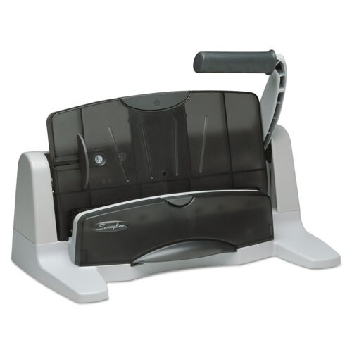 40-sheet Lighttouch Two-to-seven-hole Punch, 9/32" Holes, Black/gray 40-sheet Lighttouch Two-to-seven-hole Punch, 9/32" Holes, Black/gray