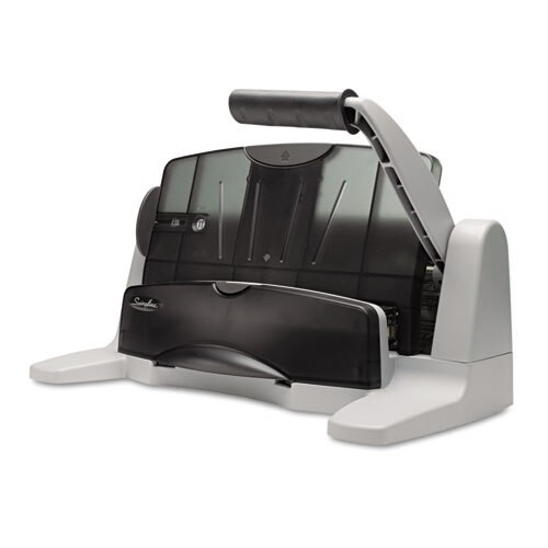 40-sheet Lighttouch Two-to-seven-hole Punch, 9/32" Holes, Black/gray 40-sheet Lighttouch Two-to-seven-hole Punch, 9/32" Holes, Black/gray
