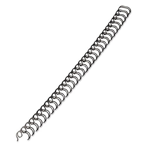 Wire Bindings, 1/4" Diameter, 35 Sheet Capacity, Black, 25/pack Wire Bindings, 1/4" Diameter, 35 Sheet Capacity, Black, 25/pack