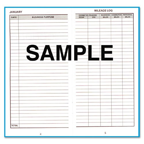 Auto Mileage Log, Undated, 3 1/4 X 6 1/4, 32 Forms Auto Mileage Log, Undated, 3 1/4 X 6 1/4, 32 Forms