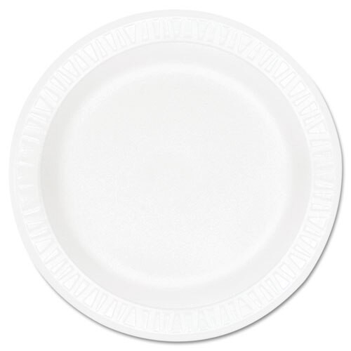 Concorde Non-laminated Foam Plates, 9"diameter, White, 125/pack Concorde Non-laminated Foam Plates, 9"diameter, White, 125/pack