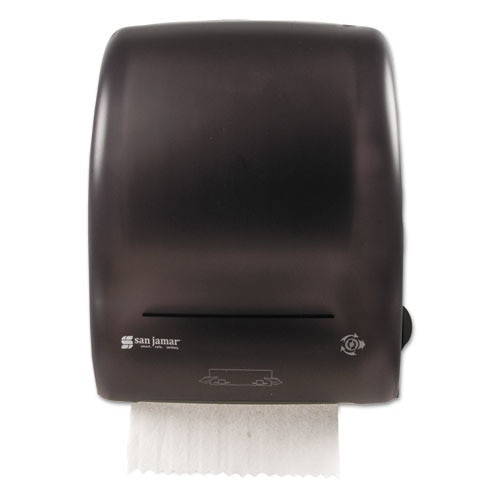 Simplicity Mechanical Roll Towel Dispenser, 15.25" X 13" X 10.25", Black Simplicity Mechanical Roll Towel Dispenser, 15.25" X 13" X 10.25", Black