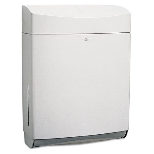 Matrix Series Surface-mounted Paper Towel Dispenser, Abs Plastic, Gray Matrix Series Surface-mounted Paper Towel Dispenser, Abs Plastic, Gray